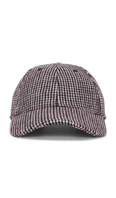 Rag & Bone Harlow Baseball Cap In Plaid Multi