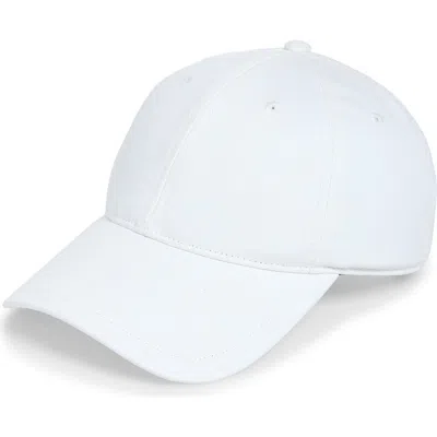 Rag & Bone Harlow Cotton Twill Ball Cap In White