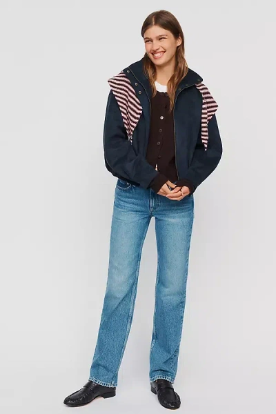 Rag & Bone Harlow Low-rise Straight-leg Jeans In Blue