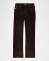 Rag & Bone Harlow Mid-rise Full Straight Jeans In Multi