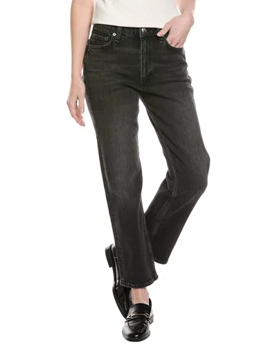 Rag & Bone Harlow Mid-rise Cinder Jean In Black