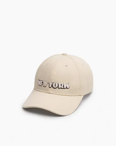 Rag & Bone Harlow New York Baseball Cap In Brown