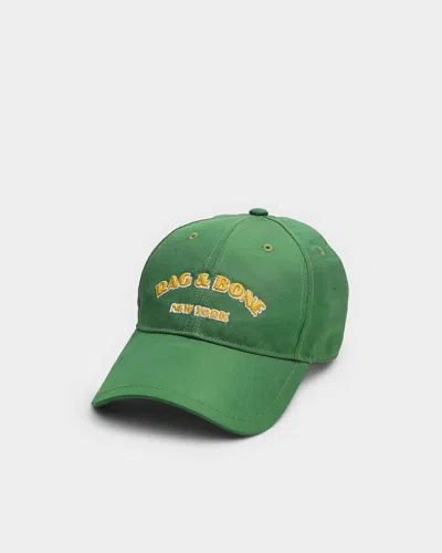 Rag & Bone Harlow Sport Baseball Cap In Green
