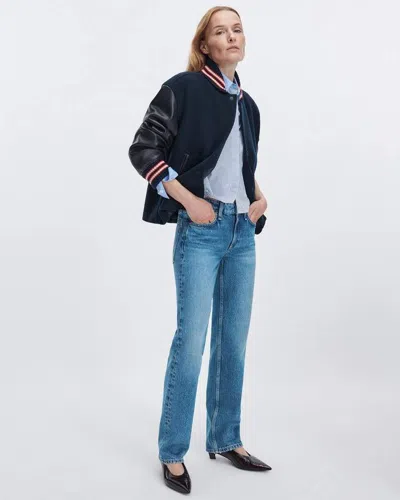 Rag & Bone Harlow Straight Jean In Blue