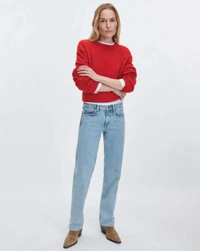 Rag & Bone Harlow Straight Jean In Blue