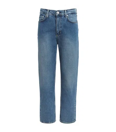 Rag & Bone Harlow Straight Jeans In Blue