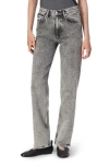 Rag & Bone Harlow Straight Leg Jeans In Brown