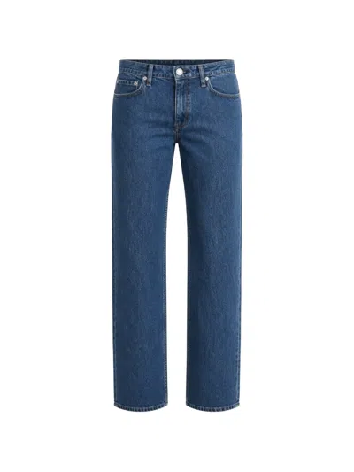Rag & Bone Harlow Straight-leg Jeans In Blue