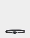 Rag & Bone Harper Leather Belt In Black