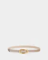 Rag & Bone Harper Suede Belt In Neutral
