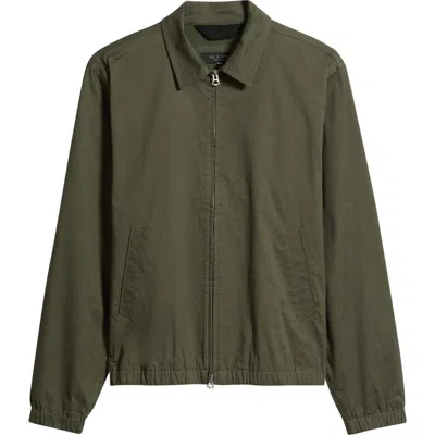 Rag & Bone Harrington Cotton Jacket In Green