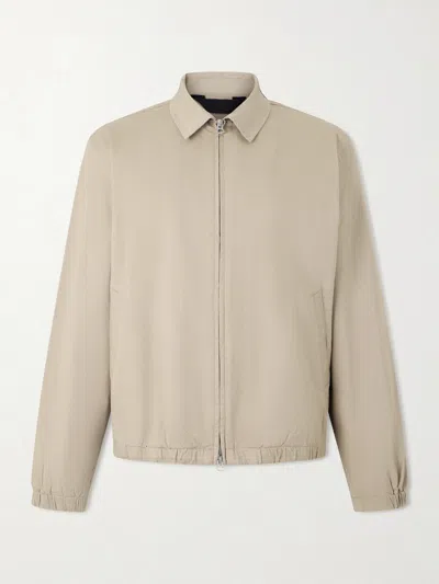Rag & Bone Harrington Cotton-blend Jacket In Neutral