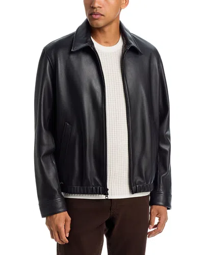 Rag & Bone Harrington Leather Jacket In Black