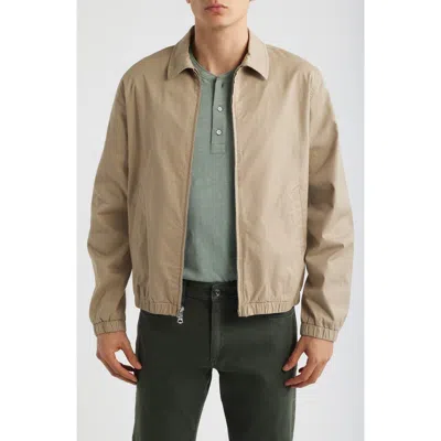 Rag & Bone Harrington Stretch Cotton Jacket In Brown
