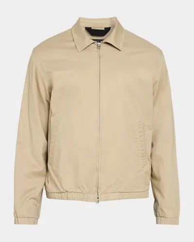 Rag & Bone Harrington Stretch-cotton Twill Jacket In Neutral
