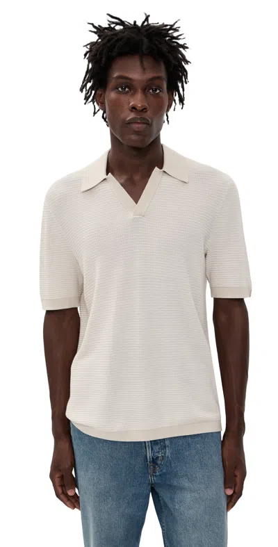 Rag & Bone Harvey Chevron Johnny Polo Dsrts In White