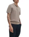 Rag & Bone Harvey Rib Polo Shirt In Transparent