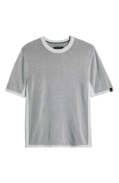 Rag & Bone Harvey Short Sleeve Shirt In Gray