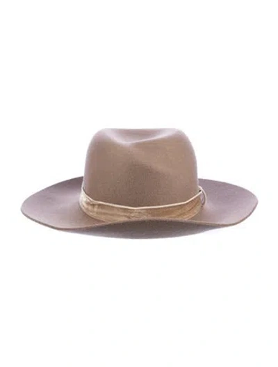Pre-owned Rag & Bone Hat In Brown