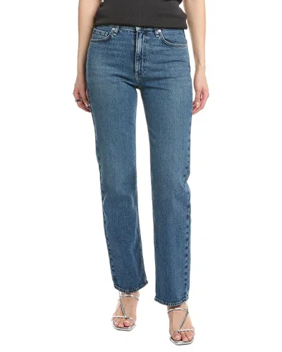Rag & Bone Hattie Mid-rise Macon Full Length Jean In Blue