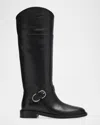 Rag & Bone Hayden Leather Riding Boots In Black
