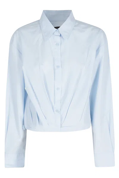 Rag & Bone Heavenly Andy Drawstring-waist Cotton Shirt In White