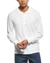 Rag & Bone Henley Shirt In White