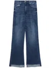Rag & Bone High-rise Cropped Jeans In Blue