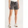 Rag & Bone High Waist Cutoff Denim Shorts In Gray