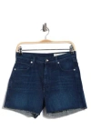 Rag & Bone High Waist Denim Cutoff Shorts In Blue