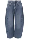 Rag & Bone High-waisted Jeans In Gray