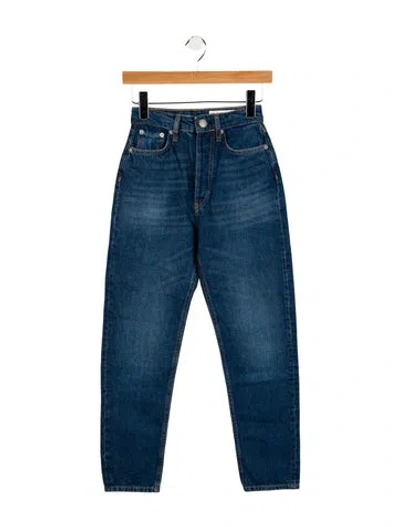 Pre-owned Rag & Bone High-rise Skinny Leg Jeans W/ Tags In Blue