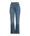 Rag & Bone High-waisted Medium Bootcut Jeans In Blue