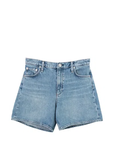 Rag & Bone High-waisted Straight-leg Jeans In Blue