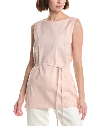 Rag & Bone Holland Linen-blend Tunic In Pink