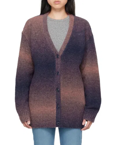 Rag & Bone Holly Ombré-effect Alpaca Wool-blend Cardigan