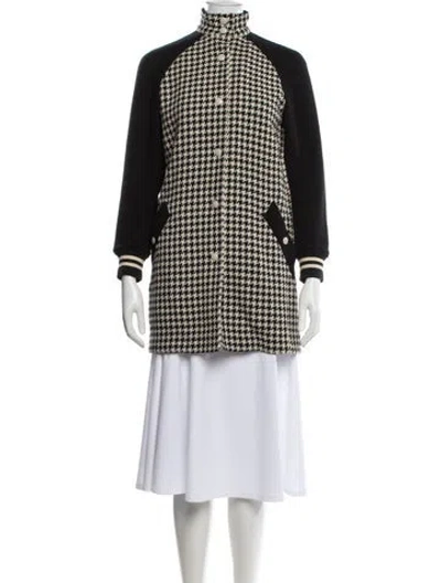 Pre-owned Rag & Bone Houndstooth Print Coat