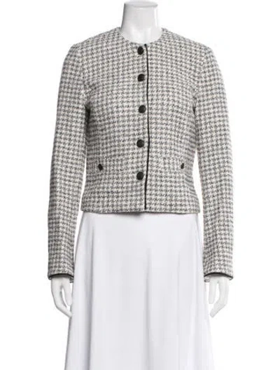 Pre-owned Rag & Bone Houndstooth Print Jacket W/ Tags In Neutral