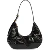 Rag & Bone Hudson Leather Hobo Bag In Black