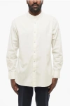 Rag & Bone Icons Cotton Blend Shirt With Saharan Collar In White