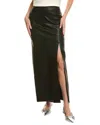 Rag & Bone Ilana Stretch Leather Skirt In Black