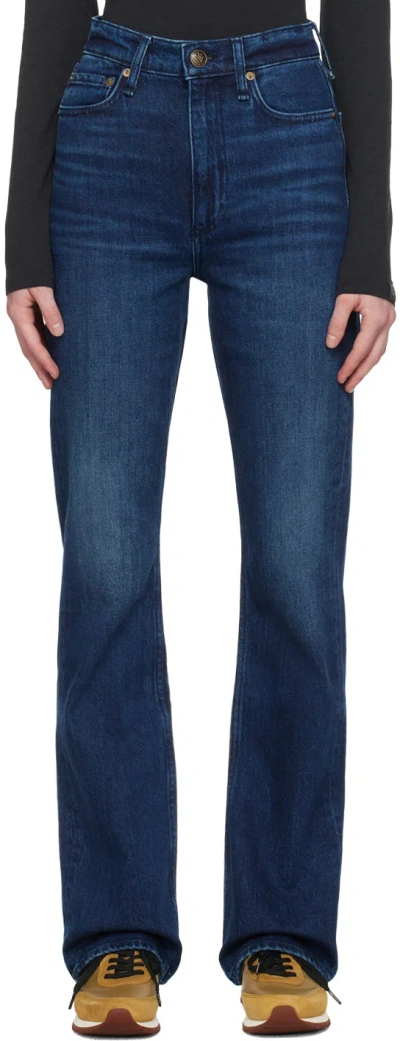 Rag & Bone Indigo Peyton Jeans In Eden