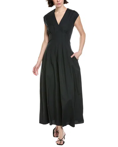 Rag & Bone Ines Poplin Maxi Dress In Black