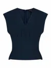 Rag & Bone Ines Poplin Top In Salute In Multi