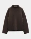 Rag & Bone Wool Ingrid Rollneck Sweater In Brown