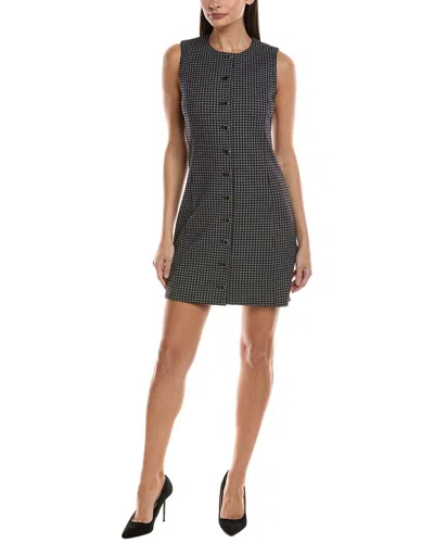 Rag & Bone Irina Button Mini Dress In Black