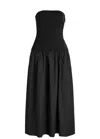 Rag & Bone Irina Strapless Gathered Maxi Dress