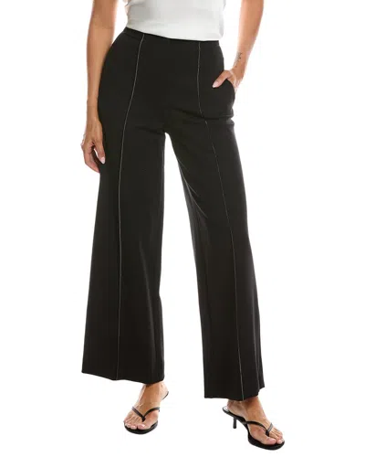 Rag & Bone Irina Highrise Contrast Stitch Pant In Black