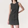 Rag & Bone Irina Houndstooth Mini Dress In Navy Multi