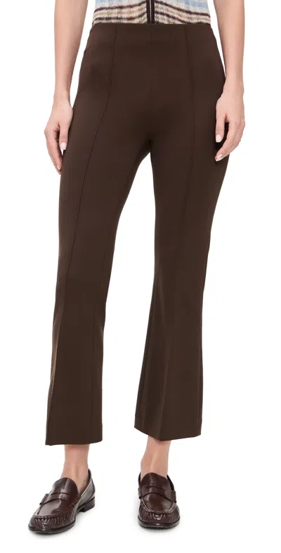 Rag & Bone Irina Kick Flare Pants Coffee In Brown